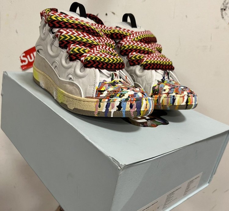 Gallery Dept Lanvin Printed Curb Sneakers