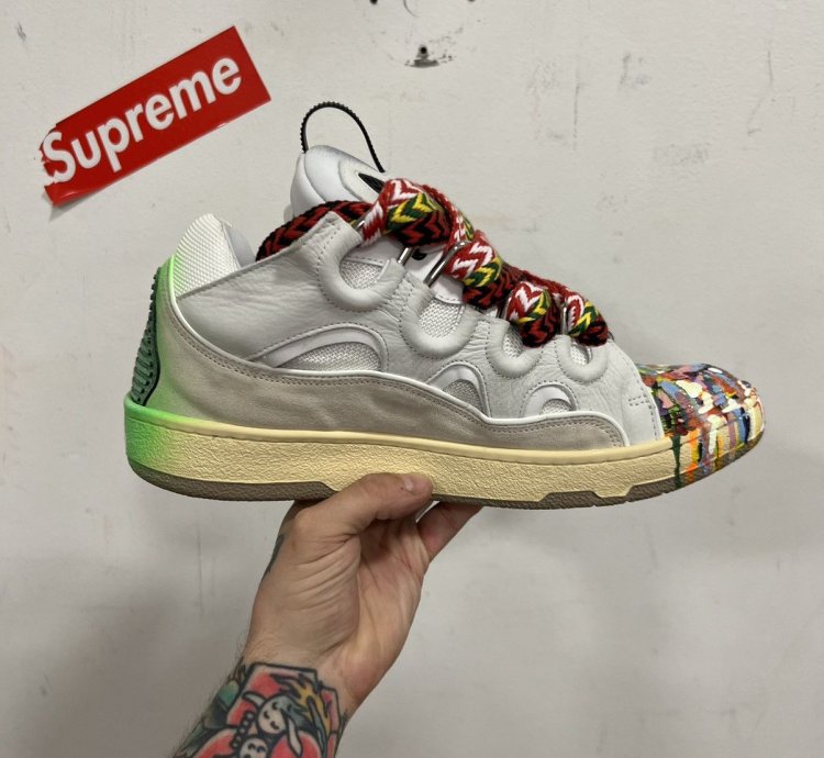 Gallery Dept Lanvin Printed Curb Sneakers