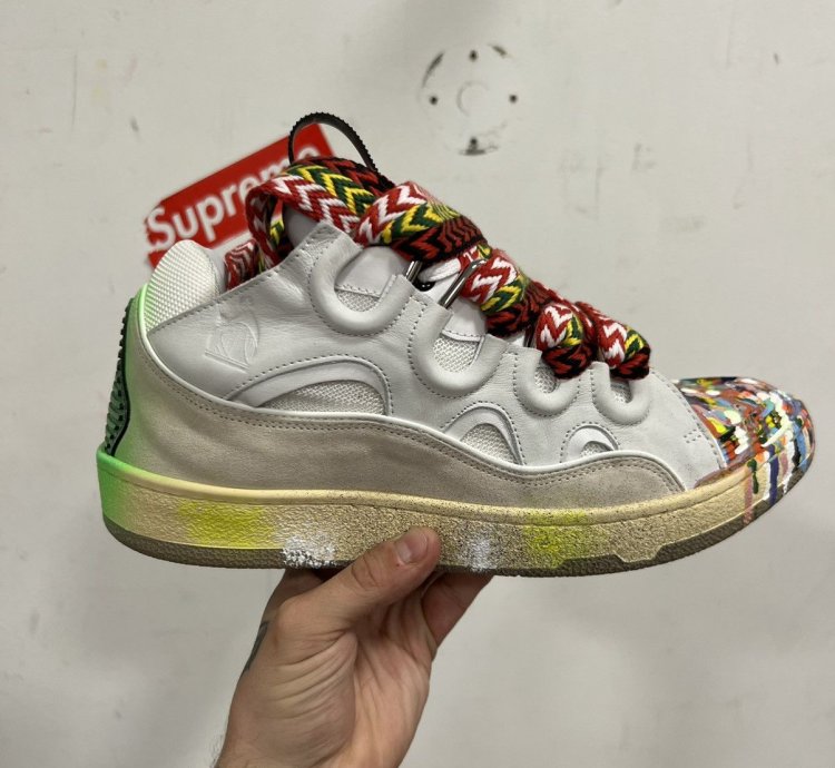 Gallery Dept Lanvin Printed Curb Sneakers