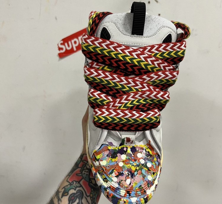 Gallery Dept Lanvin Printed Curb Sneakers
