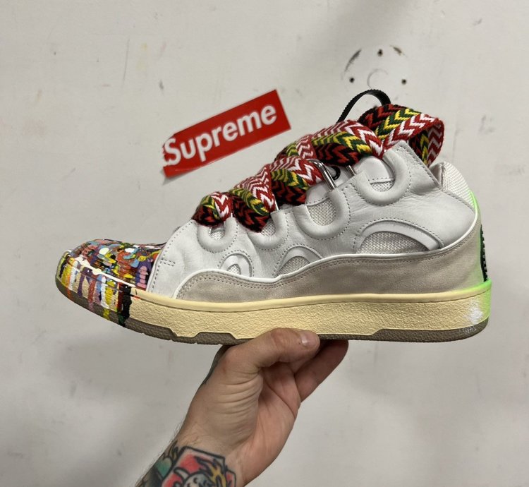 Gallery Dept Lanvin Printed Curb Sneakers
