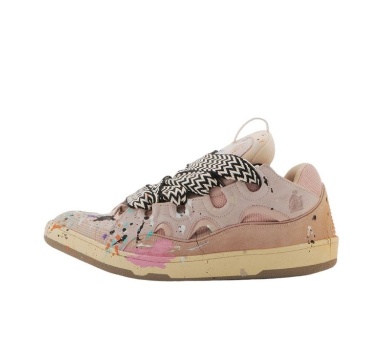 Gallery Dpet Lanvin Printed Curb Sneakers