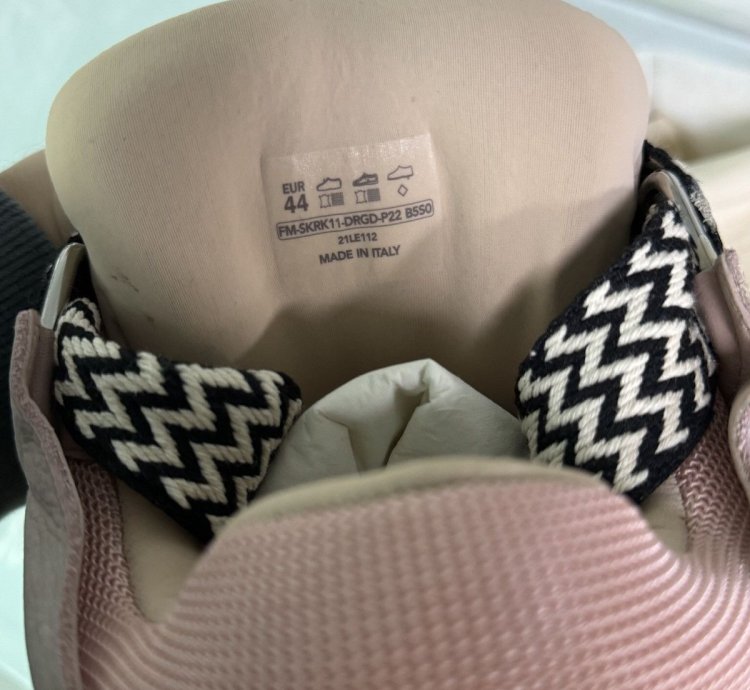 Gallery Dpet Lanvin Printed Curb Sneakers