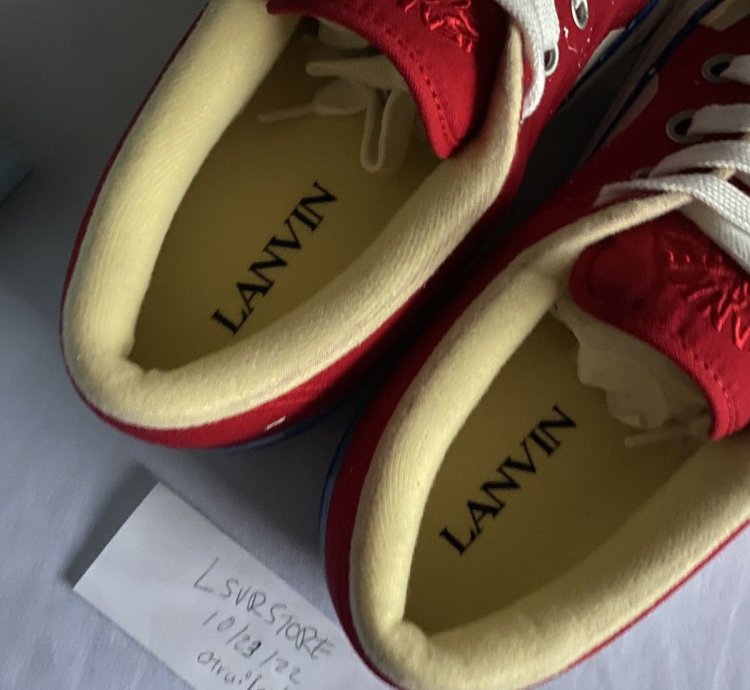 Gd Lanvin Melted Paint Sneaker 43
