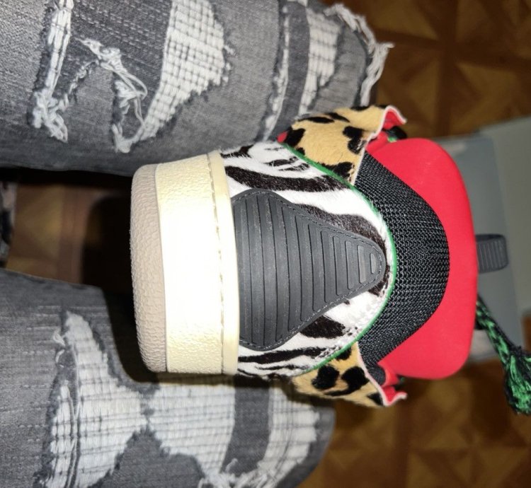Lanvin Animal Print Cirb Skater Sneakers