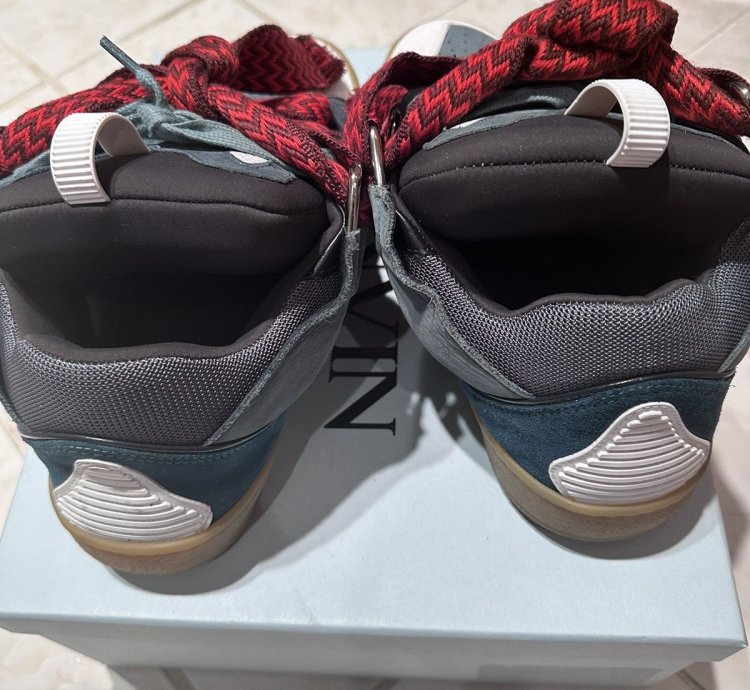 Lanvin Blue Curb Sneakers