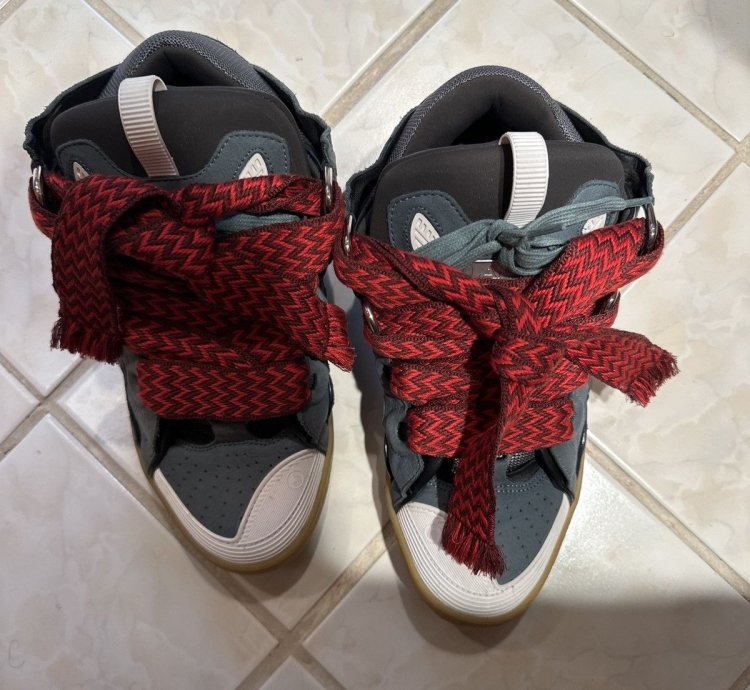 Lanvin Blue Curb Sneakers