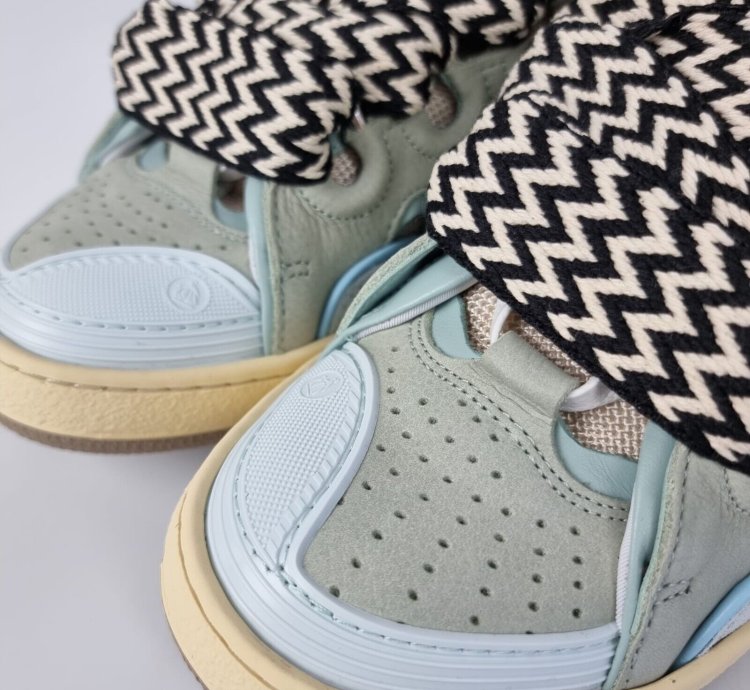 Lanvin Curb Blue Sneakers New Fw22 36