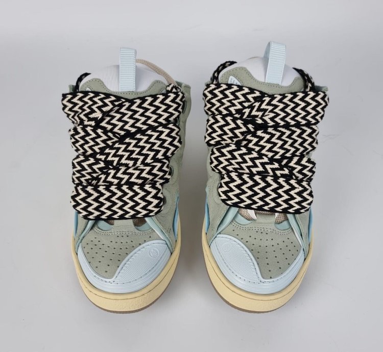 Lanvin Curb Blue Sneakers New Fw22 36
