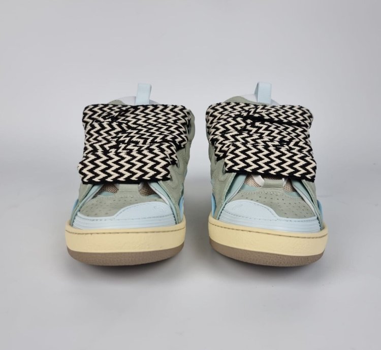 Lanvin Curb Blue Sneakers New Fw22 36