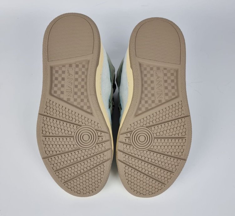 Lanvin Curb Blue Sneakers New Fw22 36