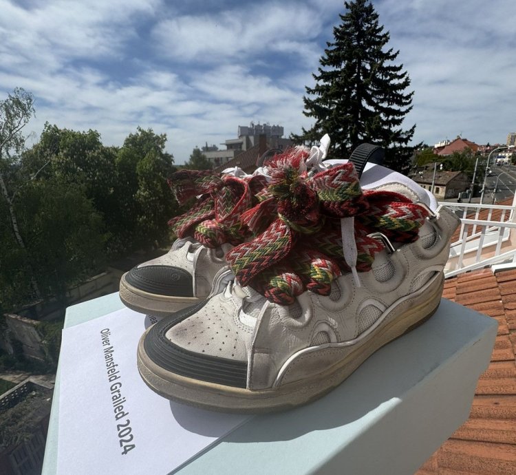 Lanvin Curb Chunky Lace-up Sneakers