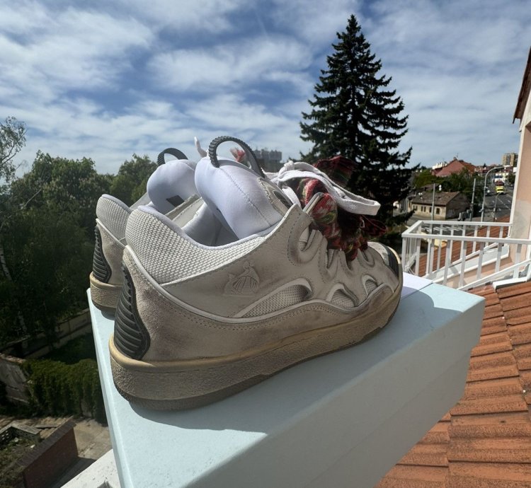 Lanvin Curb Chunky Lace-up Sneakers