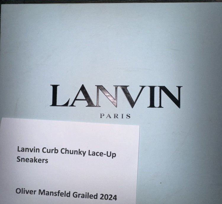 Lanvin Curb Chunky Lace-up Sneakers