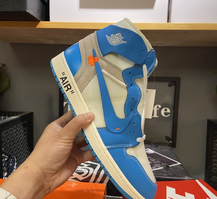 Jordan 1 Retro High Off-white University Blue Aq0818-148