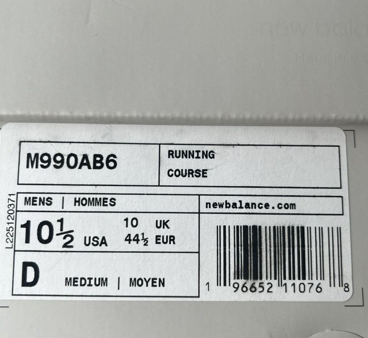 Action Bronson Baklava New Balance 990v6