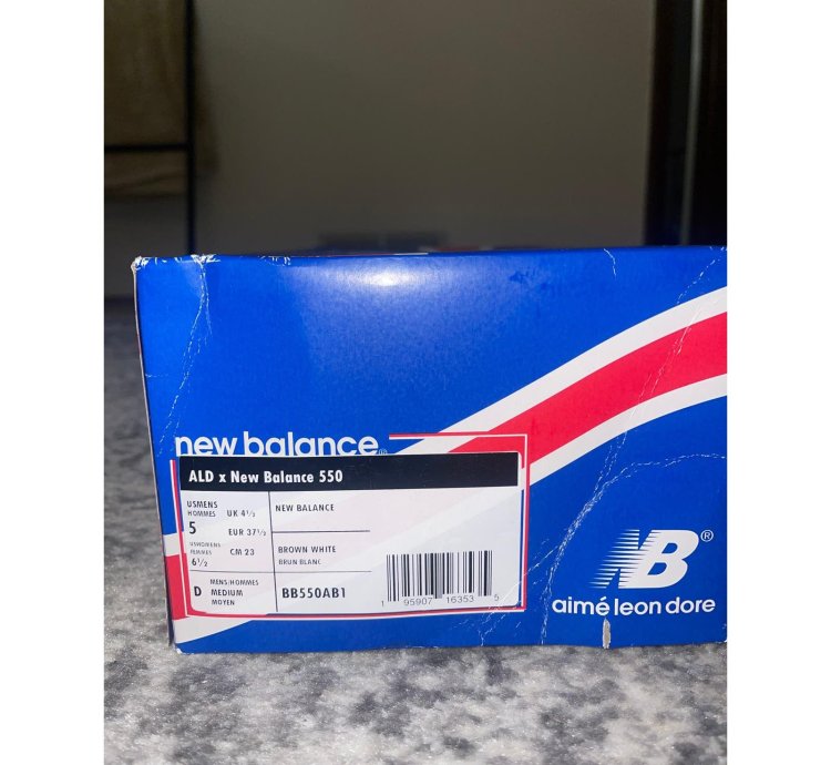 Aim Leon Dore New Balance 550 Brown