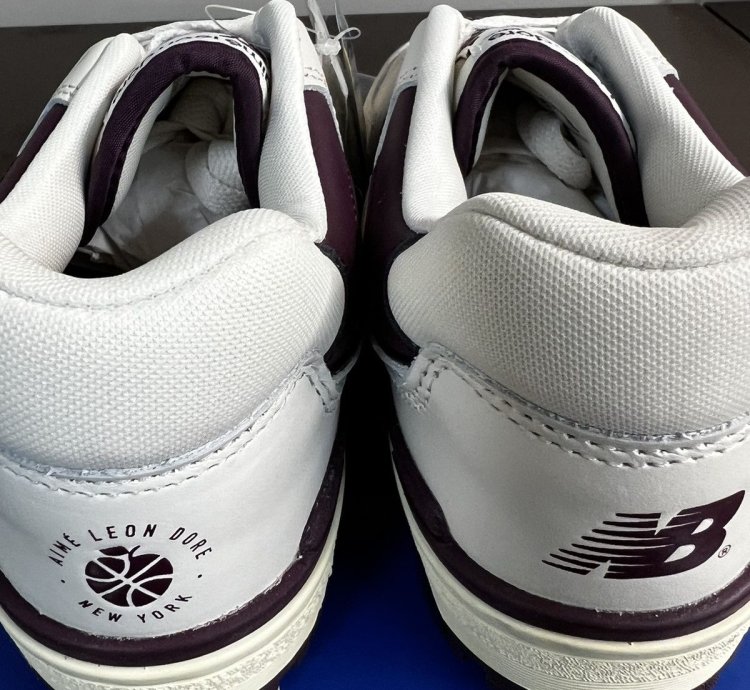Aim Leon Dore New Balance 550 Purple Basketball Shoes