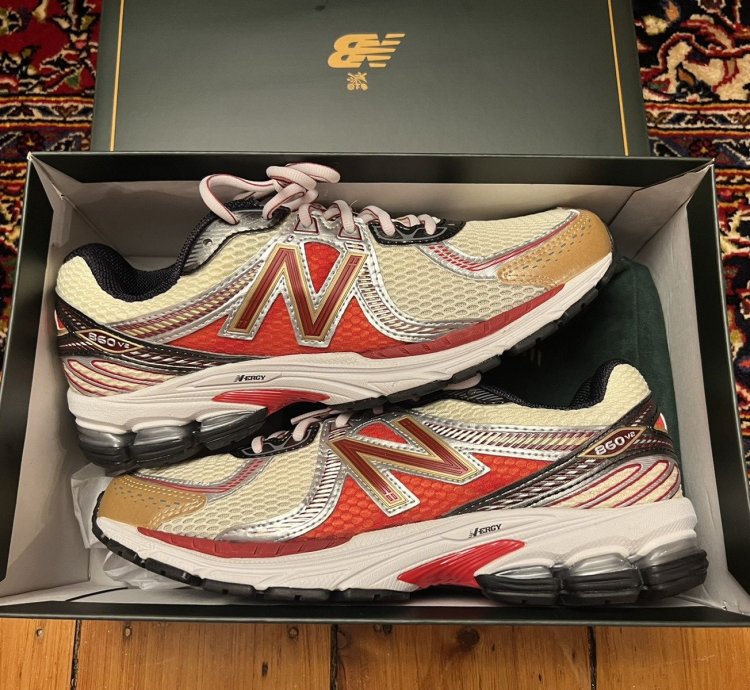 Aim Leon Dore New Balance 860v2 Red