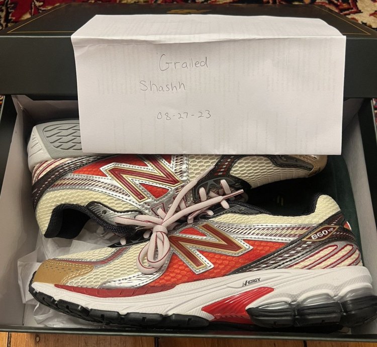 Aim Leon Dore New Balance 860v2 Red