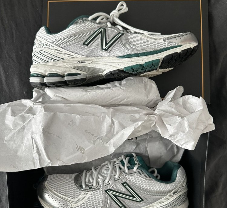 Aime Leon Dore New Balance 860v2 2025 10 5 White Green