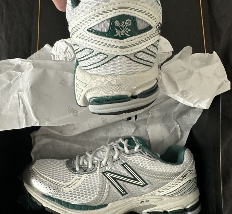 Aime Leon Dore New Balance 860v2 2025 10 5 White Green