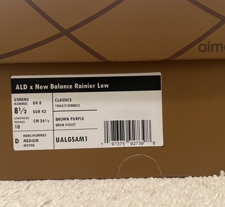 Aime Leon Dore New Balance Rainier Low Size 8 5