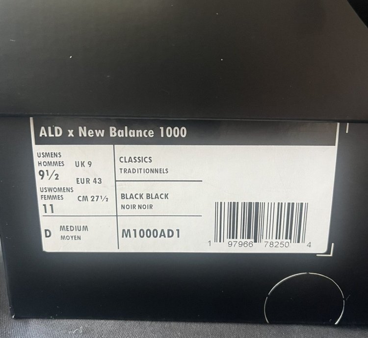 Ald New Balance 1000