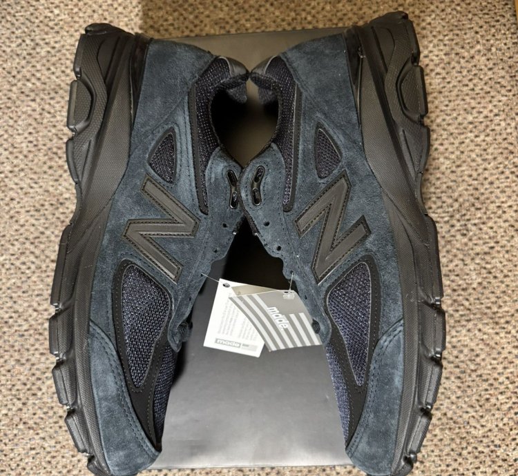 Jjjjound New Balance 990v4 Made In Usa- Navy
