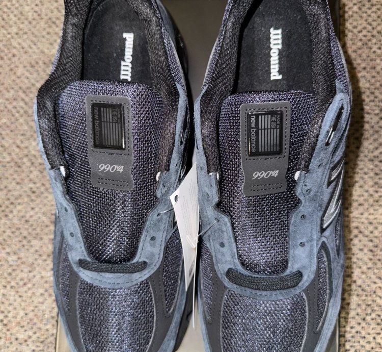 Jjjjound New Balance 990v4 Made In Usa- Navy