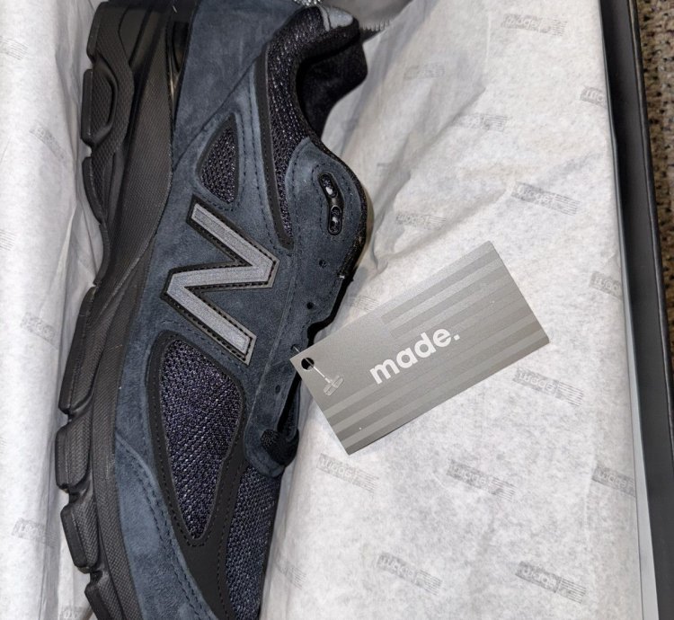Jjjjound New Balance 990v4 Made In Usa- Navy