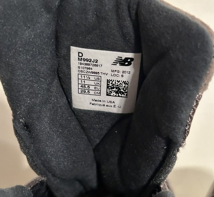Jjjjound New Balance 992 Grey