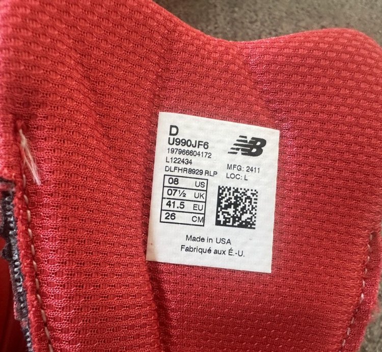 Joe Fresh New Balance 990 V6