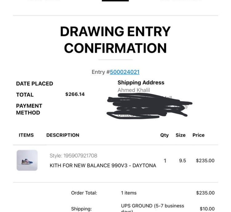 Kith New Balance 990v3 Daytona