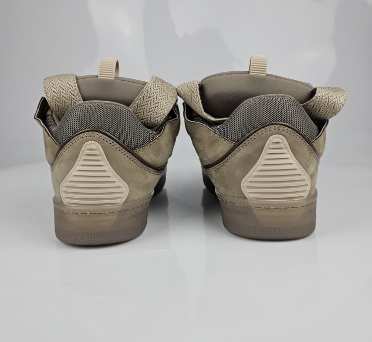Lanvin Curb Men Beige Sneakers New Ss23 42