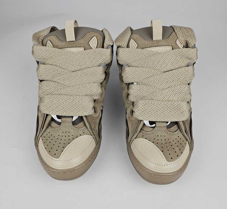 Lanvin Curb Men Beige Sneakers New Ss23 45
