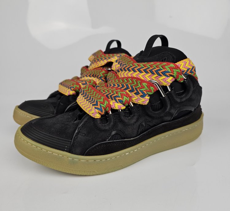 Lanvin Curb Men Black Sneakers New Ss23