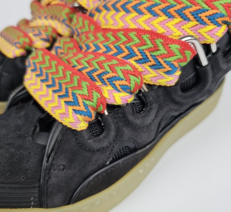 Lanvin Curb Men Black Sneakers New Ss23