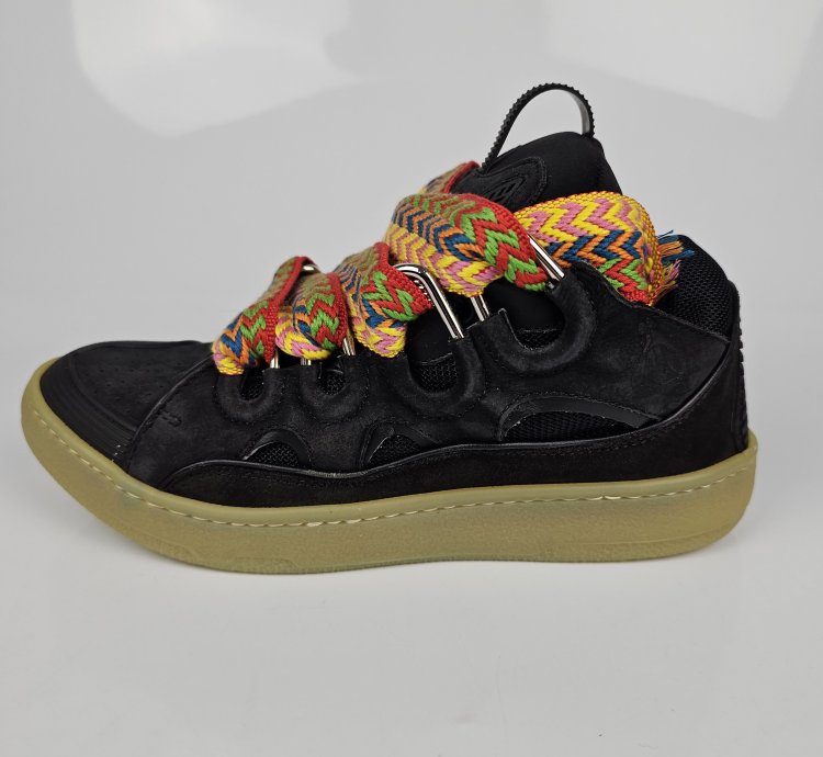 Lanvin Curb Men Black Sneakers New Ss23