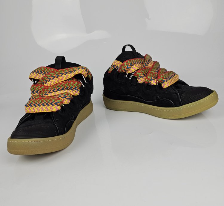 Lanvin Curb Men Black Sneakers New Ss23