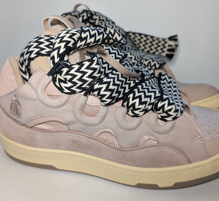 Lanvin Curb Men Pink Sneaker