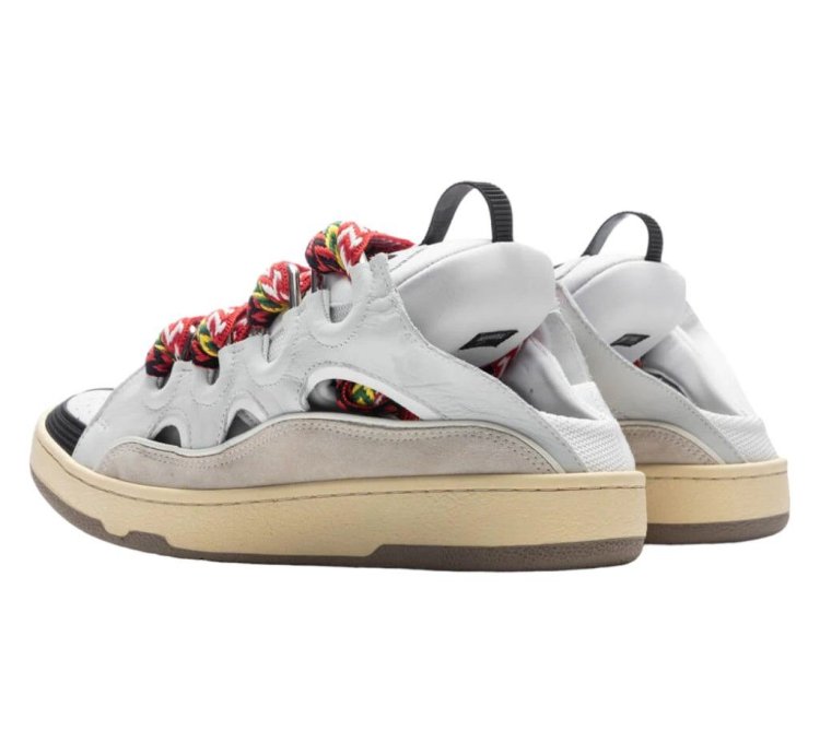 Lanvin Curb Mule Sneakers White