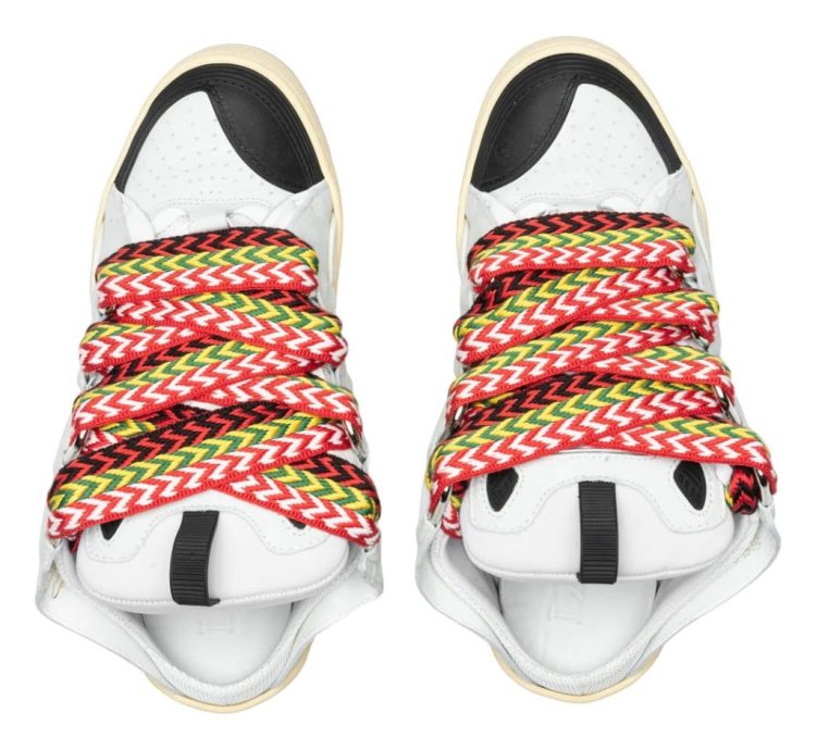 Lanvin Curb Mule Sneakers White
