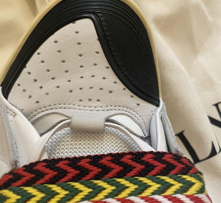 Lanvin Curb Mule Sneakers White
