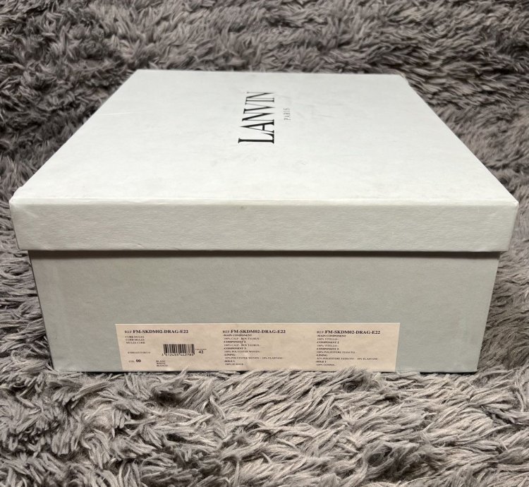 Lanvin Curb Mule White Black Gum Red Yellow Green