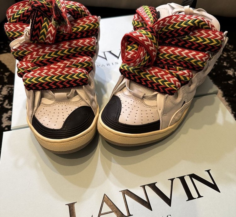 Lanvin Curb Mules - White