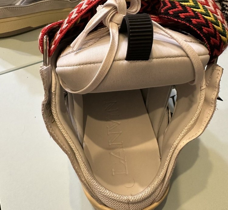 Lanvin Curb Mules - White