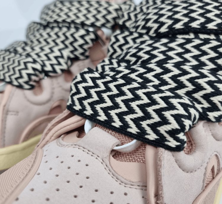 Lanvin Curb Pink Sneakers New