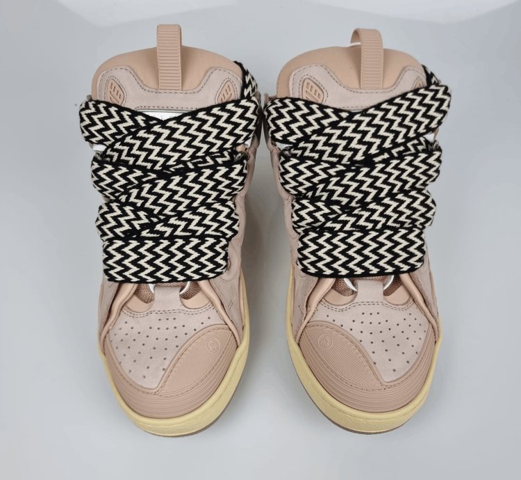 Lanvin Curb Pink Sneakers New