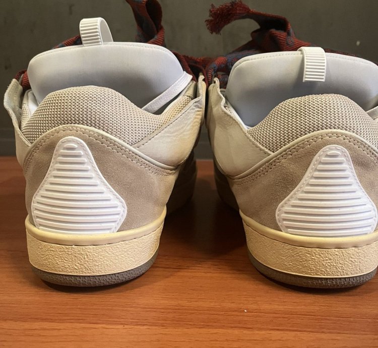 Lanvin Curb Sneaker Beige Sz 10 43